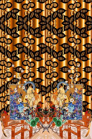 定位花印花华亿平台图片