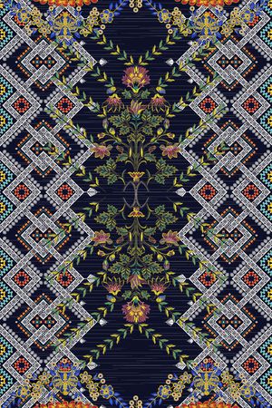 定位花印花华亿平台图片