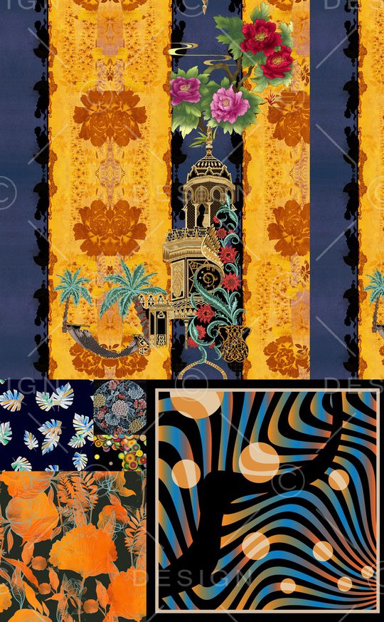 定位花印花华亿平台图片