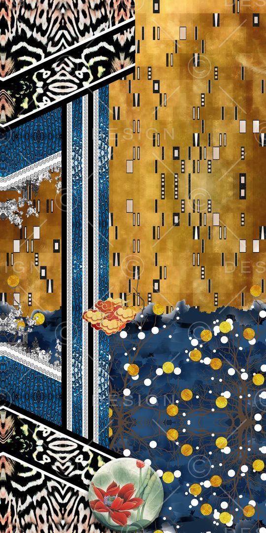 定位花印花华亿平台图片