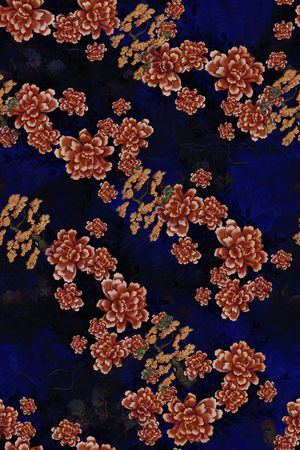 复古印花华亿平台图片