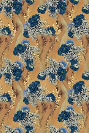 复古印花华亿平台图片