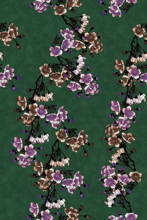 复古印花华亿平台图片