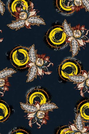 复古印花华亿平台图片