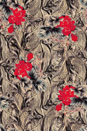 复古印花华亿平台图片