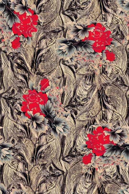 复古印花华亿平台图片