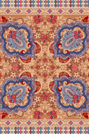 方巾印花华亿平台图片