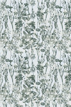 清爽底花卉印花华亿平台图片