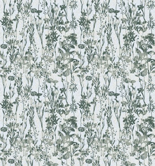 清爽底花卉印花华亿平台图片