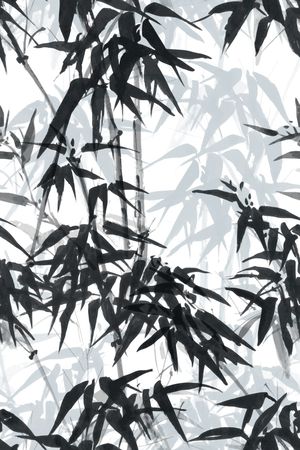 水墨风印花华亿平台图片