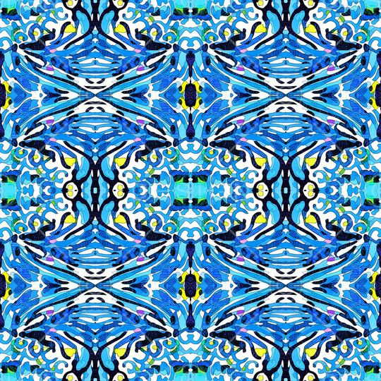 几何印花华亿平台图片