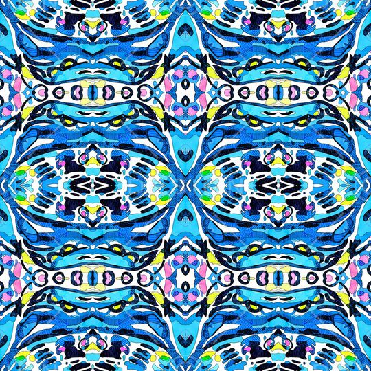 几何印花华亿平台图片