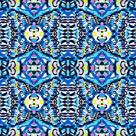 几何印花华亿平台图片