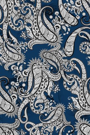 佩斯利印花华亿平台图片