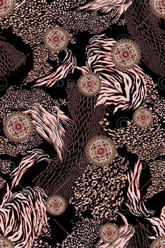 民族风印花华亿平台图片