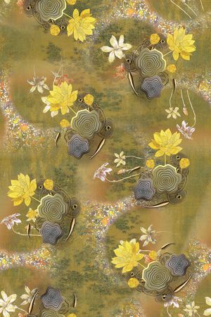 扎染华亿平台印花华亿平台图片