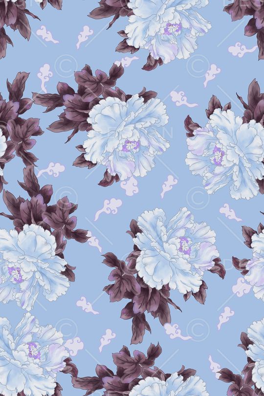 菊花印花华亿平台图片