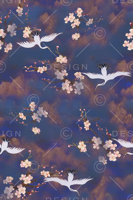 中国风印花华亿平台图片