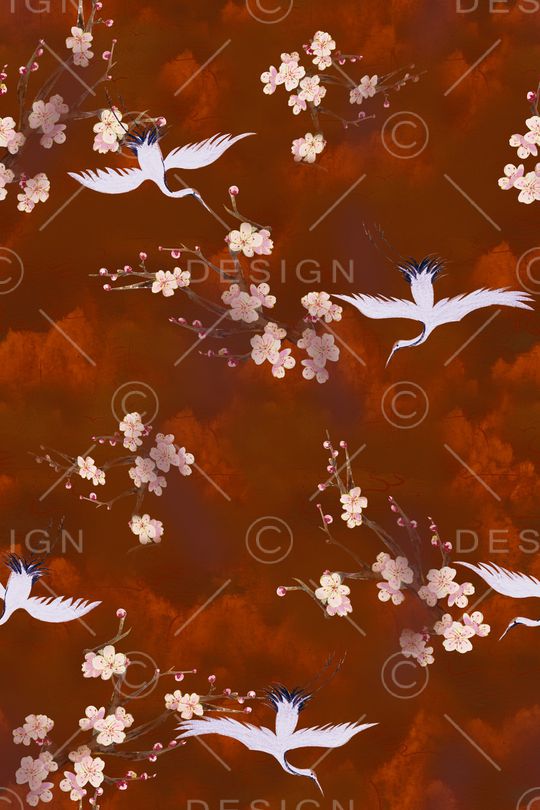 中国风印花华亿平台图片