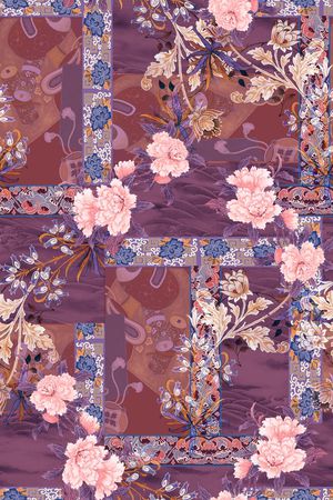 中国风印花华亿平台图片