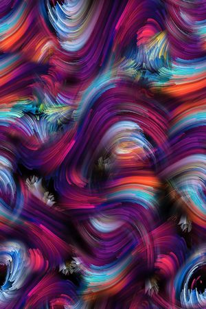 年轻女性印花华亿平台图片