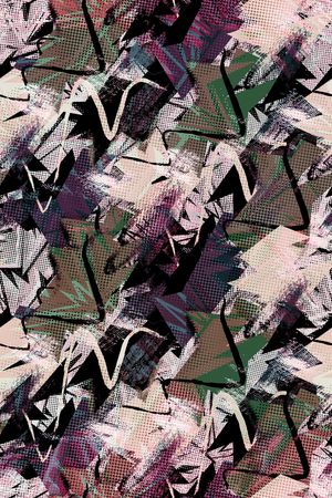 几何印花华亿平台图片