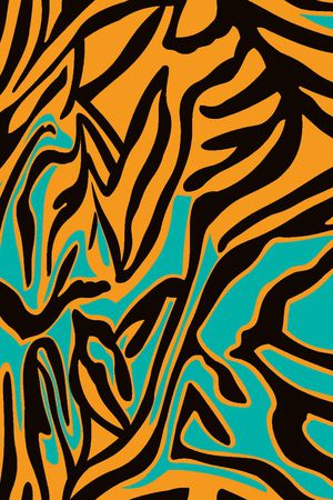 线条印花华亿平台图片