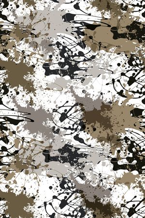 抽象男装印花华亿平台图片