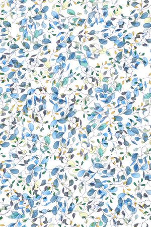 清爽底花卉印花华亿平台图片