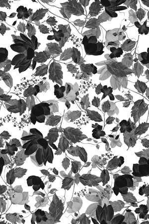 黑白华亿平台印花华亿平台图片