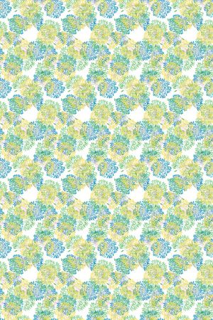 清爽底花卉印花华亿平台图片