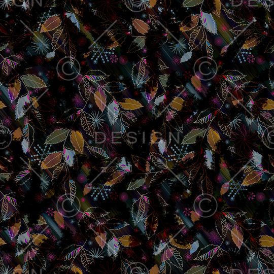 绿植树叶印花华亿平台图片