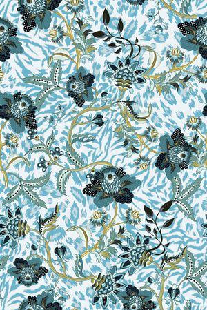 豹纹印花华亿平台图片