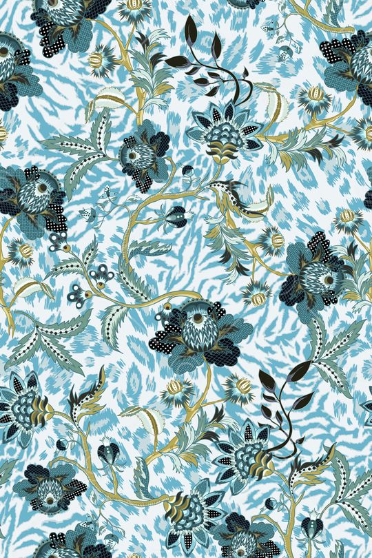 豹纹印花华亿平台图片