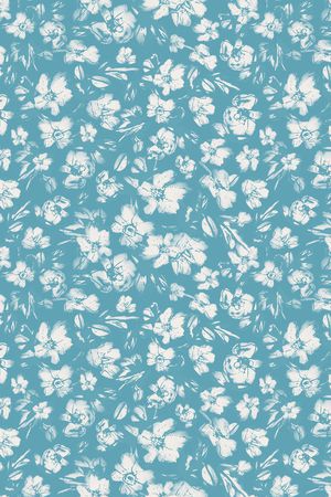 抽象花卉印花华亿平台图片