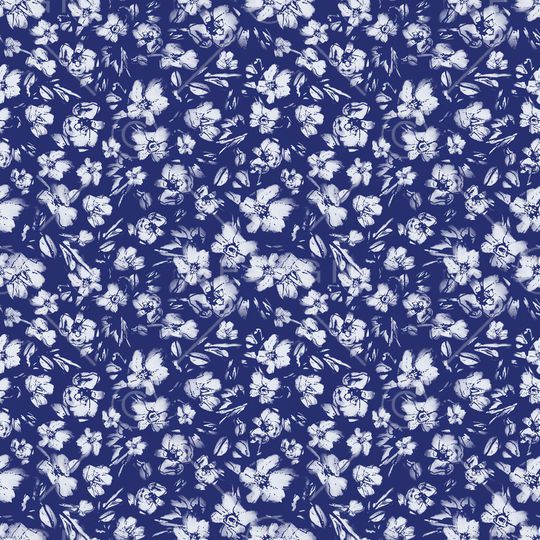 抽象花卉印花华亿平台图片