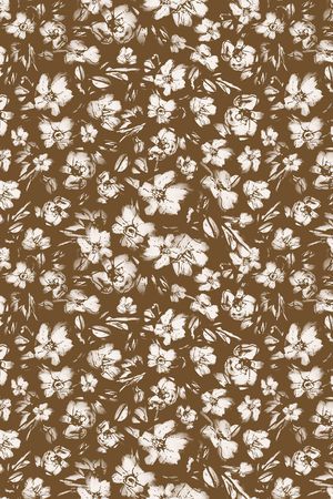 抽象花卉印花华亿平台图片