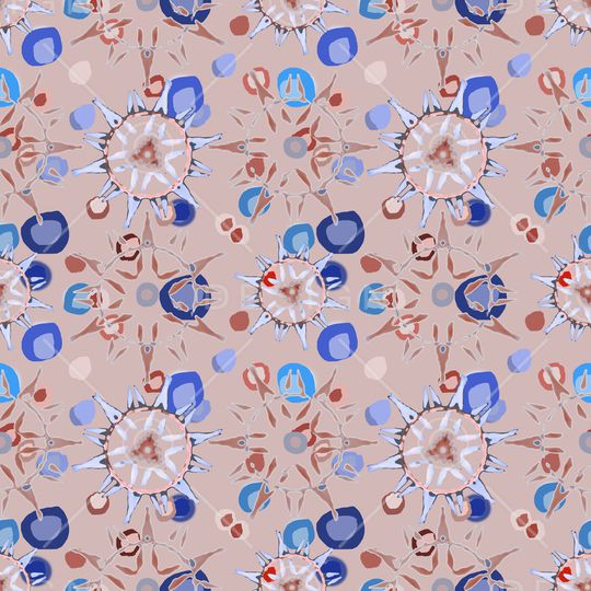 几何印花华亿平台图片