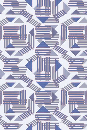 线条印花华亿平台图片