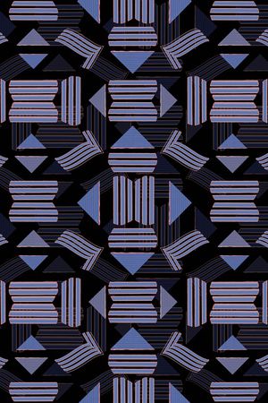 线条印花华亿平台图片