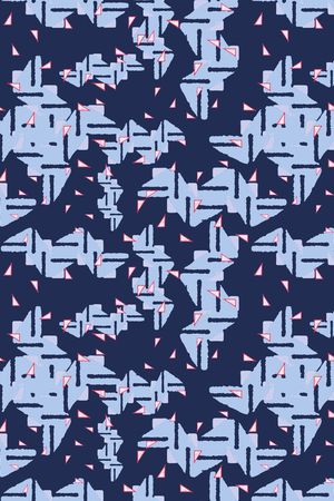 线条印花华亿平台图片