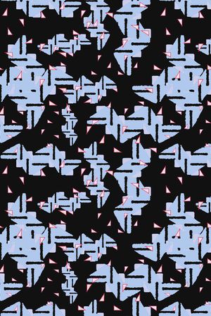 线条印花华亿平台图片