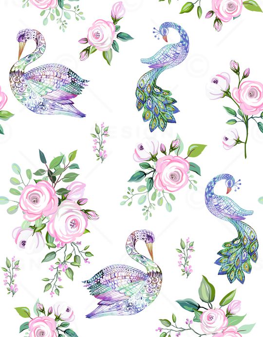 鹦鹉印花华亿平台图片