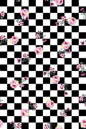 格子印花华亿平台图片