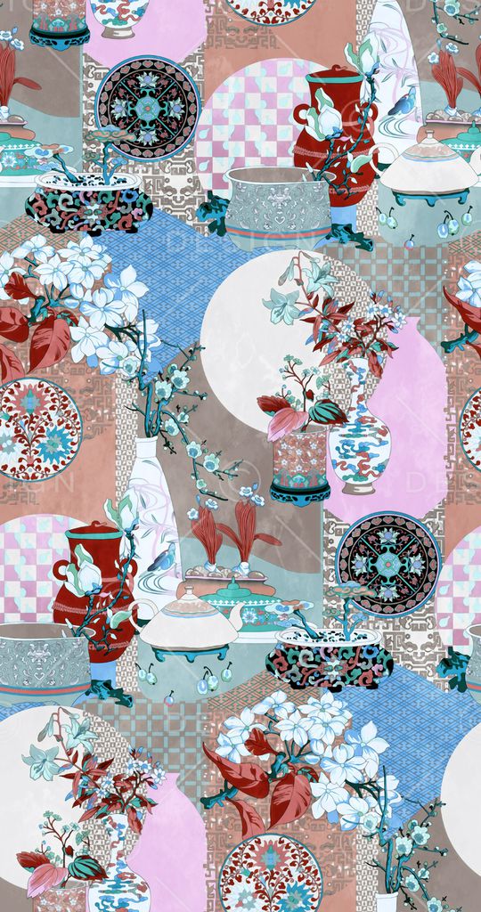 几何印花华亿平台图片