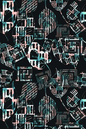 线条印花华亿平台图片