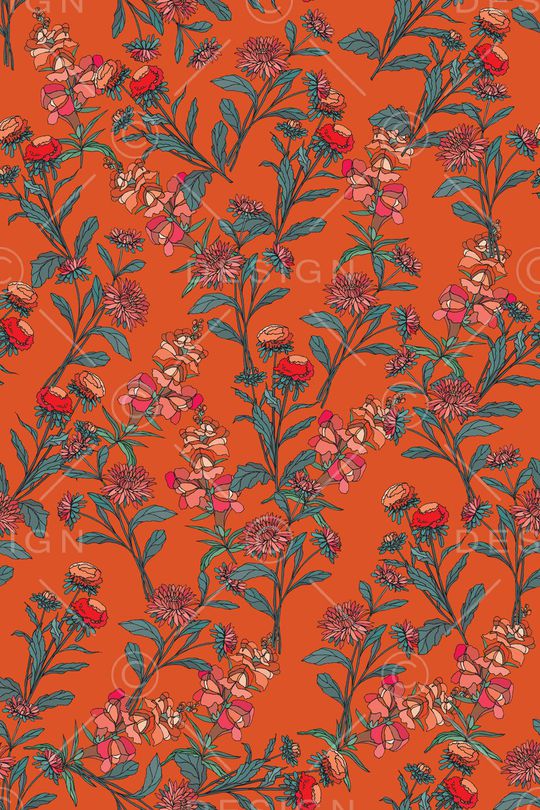 绿植树叶印花华亿平台图片