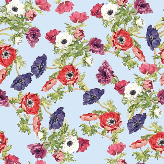 虞美人印花华亿平台图片