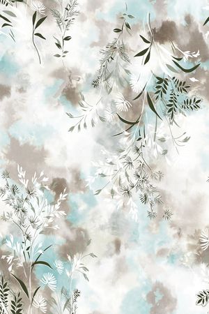 绿植树叶印花华亿平台图片