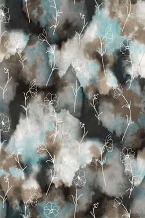 绿植树叶印花华亿平台图片